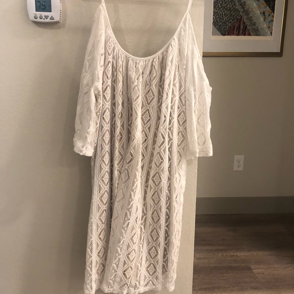 Express cold shoulder dress
